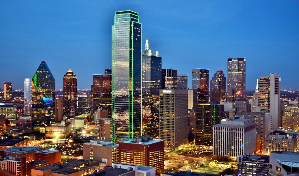 Dallas, Texas business district